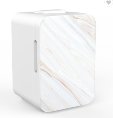 New Design 8L 10L  Desktop Skincare Cosmetic compact refrigerators Makeup Marble Mini Beauty Fridge