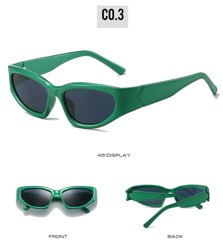 New Y2K reflective mercury sunglasses pearl color future technology sense net Red Sunglasses women's sunglasses fashion 