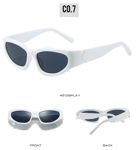 New Y2K reflective mercury sunglasses pearl color future technology sense net Red Sunglasses women's sunglasses fashion 