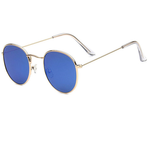  Retro Small Oval Frame UV400 Protection Famous Brand Design Sunglasses For Men Women