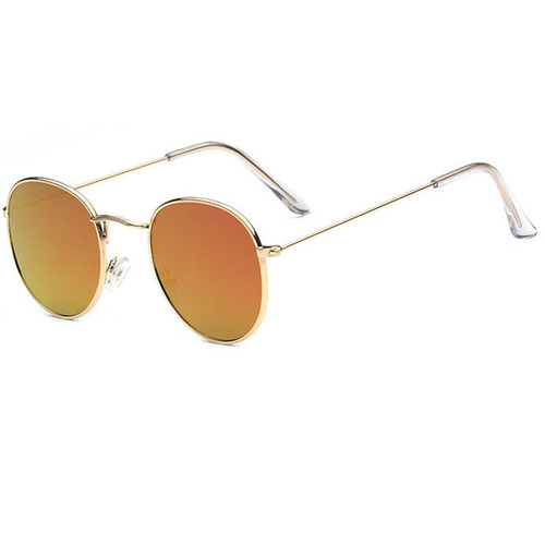  Retro Small Oval Frame UV400 Protection Famous Brand Design Sunglasses For Men Women