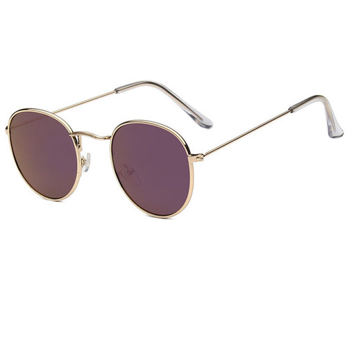  Retro Small Oval Frame UV400 Protection Famous Brand Design Sunglasses For Men Women