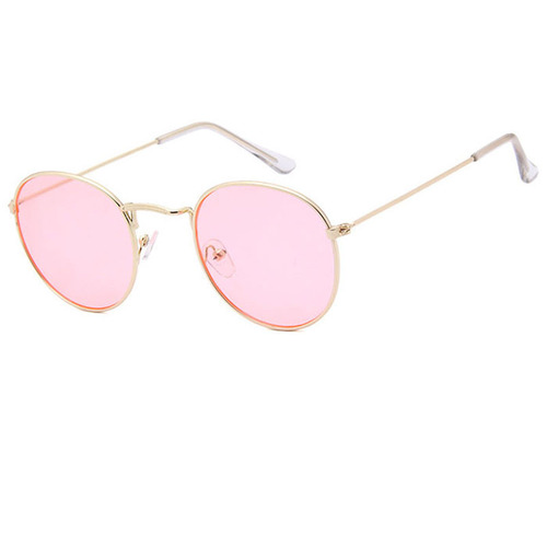  Retro Small Oval Frame UV400 Protection Famous Brand Design Sunglasses For Men Women