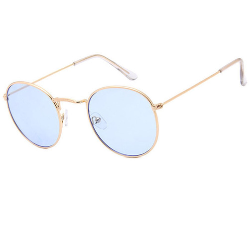  Retro Small Oval Frame UV400 Protection Famous Brand Design Sunglasses For Men Women