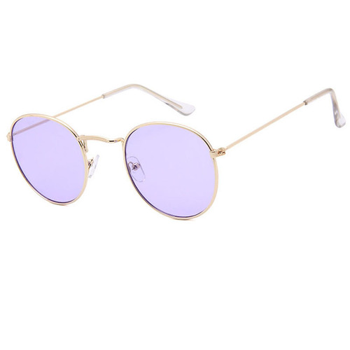  Retro Small Oval Frame UV400 Protection Famous Brand Design Sunglasses For Men Women