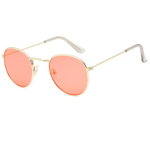  Retro Small Oval Frame UV400 Protection Famous Brand Design Sunglasses For Men Women