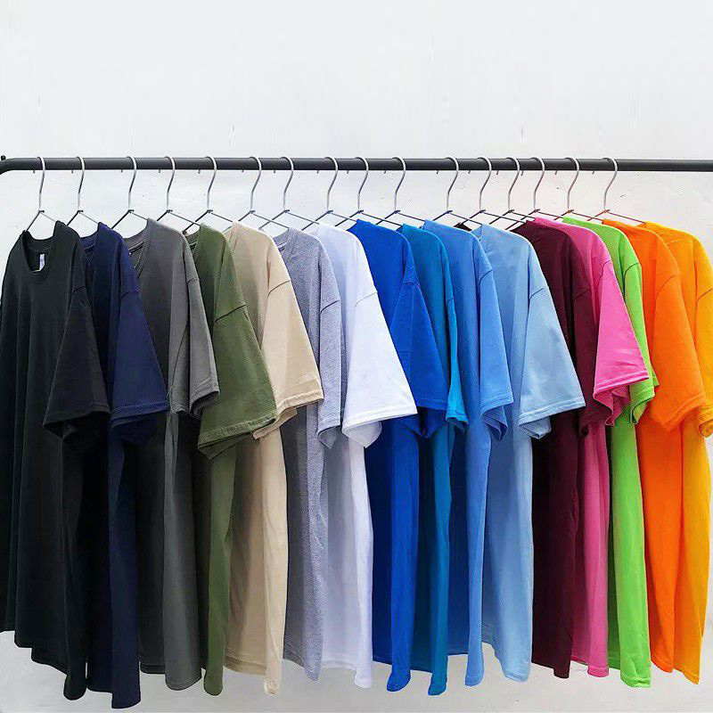 ready to ship  t shirt summer solid blank short sleeve comfy simple men's t-shirts