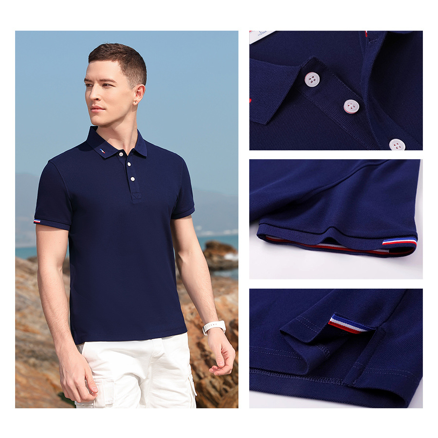  High Quality Unisex   Cotton Plain Staff Team Uniform polo Men's Golf Polo Shirts