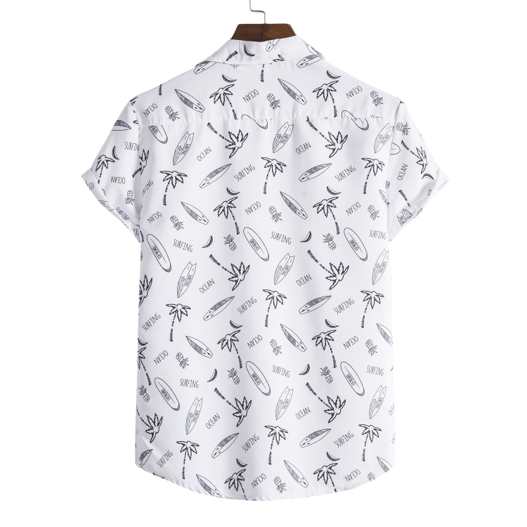 XH10 summer plus size men's short sleeve shirts