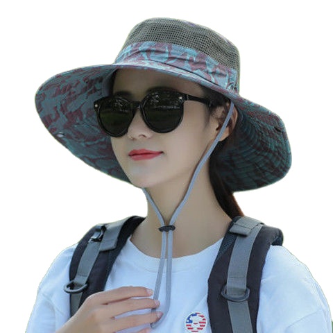 men's and women's summer sun hiking hat outdoor breathable riding hunting hat fisherman hat mountaineering fishing bucke