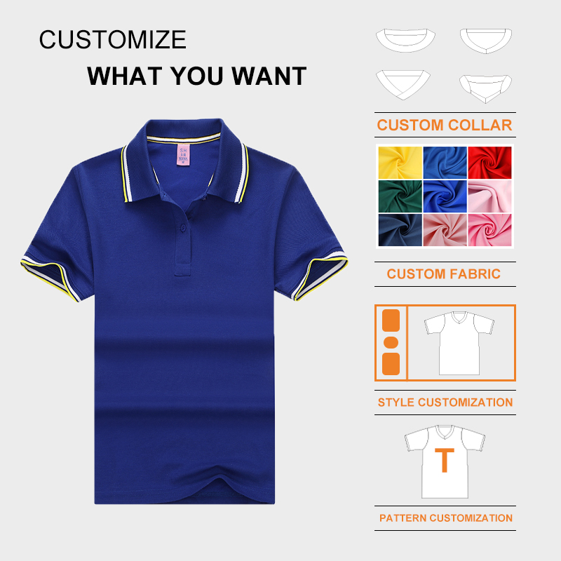 2023  Sublimation Tshirt Mens Women's   Printing Embroidery Short Sleeve Plain Work Golf Polo Shirt