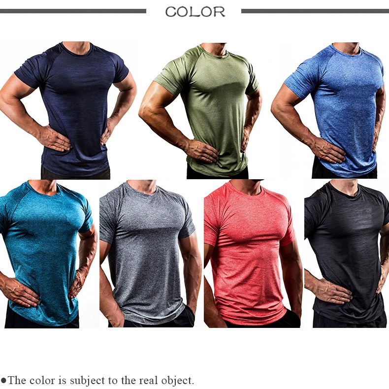  Private Label Mens Tops Bodybuilding Fitness Muscle Showing Compressed Tight Fit Design Gym Wear Men's Shirts