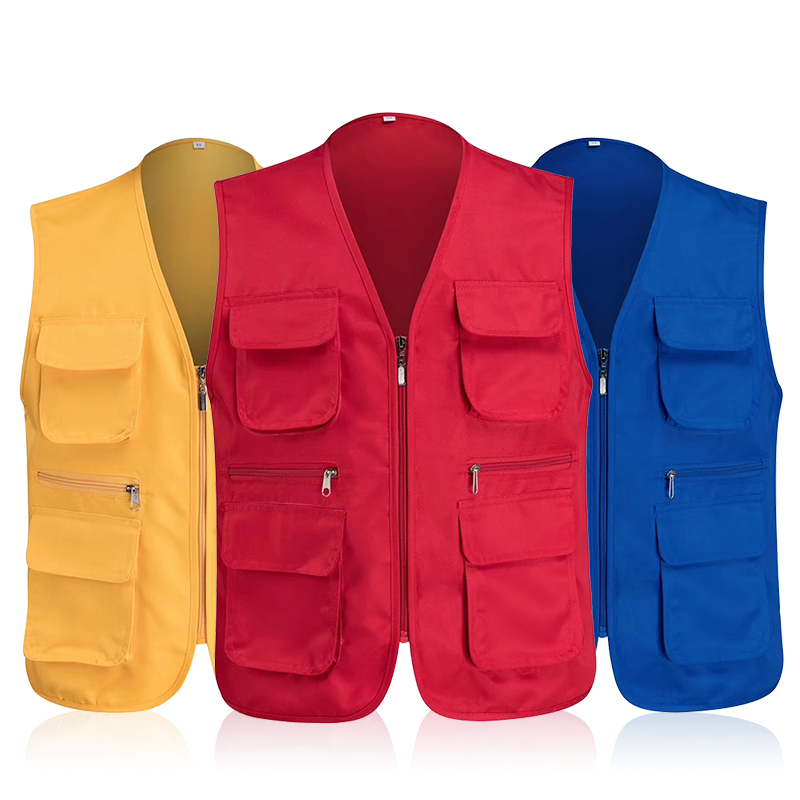 High Quality Men's Vests & Waistcoats Cargoes Fisherman Vest Waistcoat Hiking Camping Journalist Vest