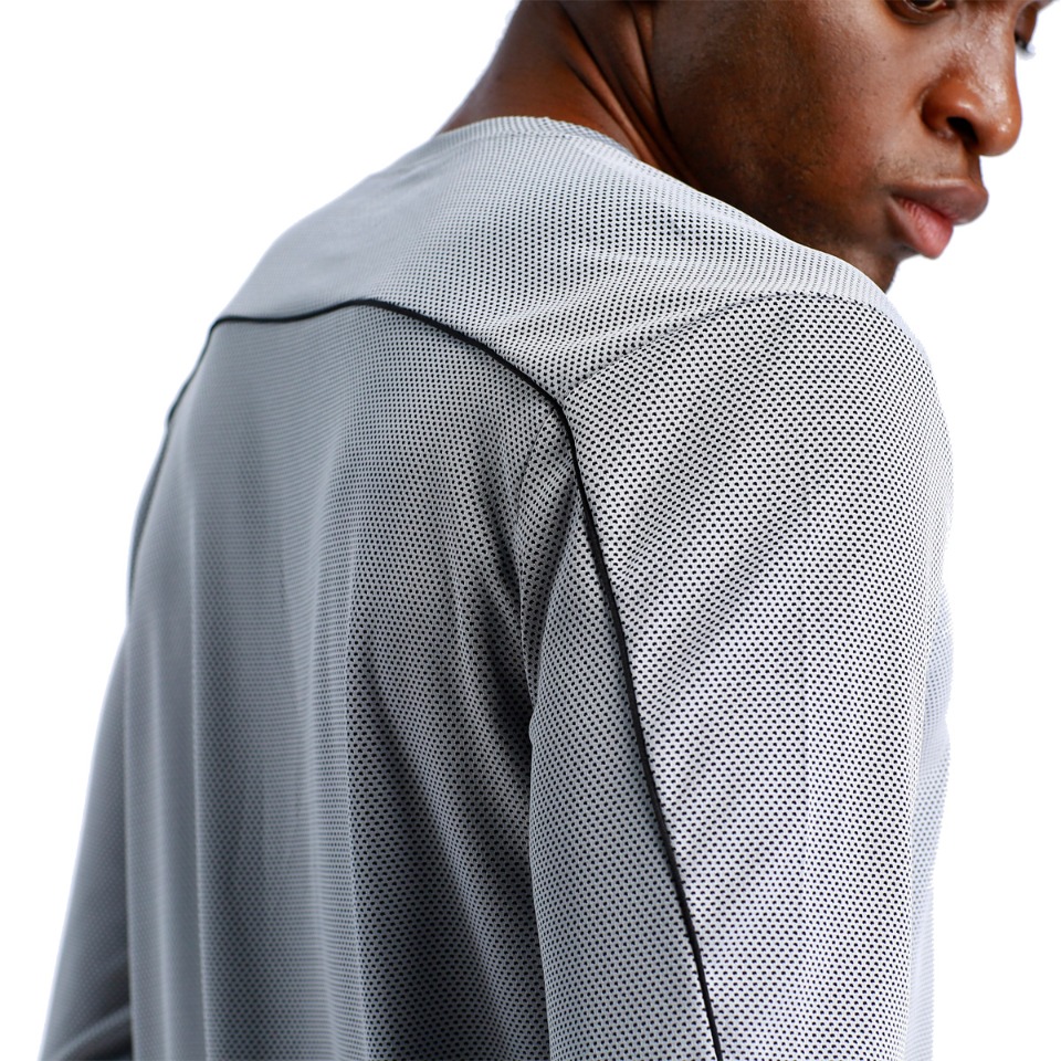  sweatsuit sports long sleeve t shirt men's running sports quick-drying polyester fabric clothes