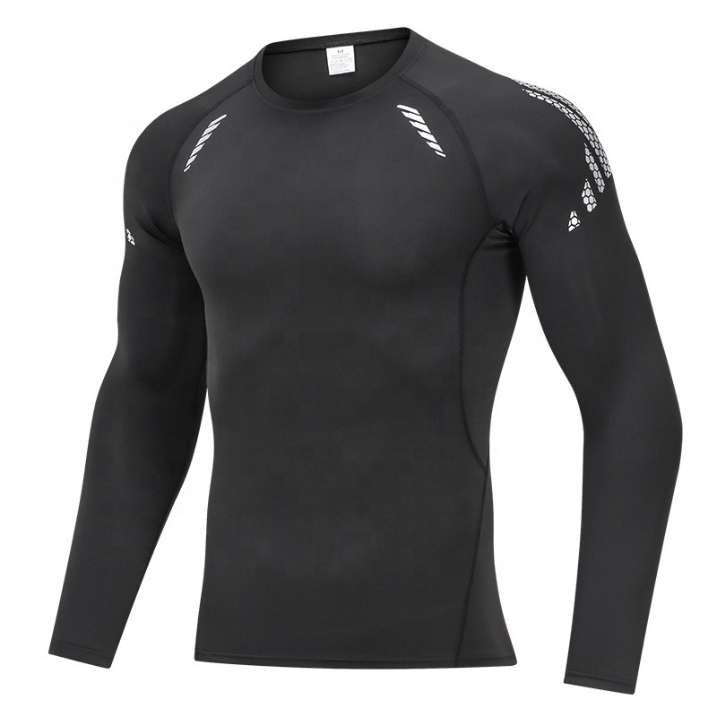 Topgear New Fashion Hot Sales Style Long Sleeve Elastic Fitness Clothes Sports Compression Clothes