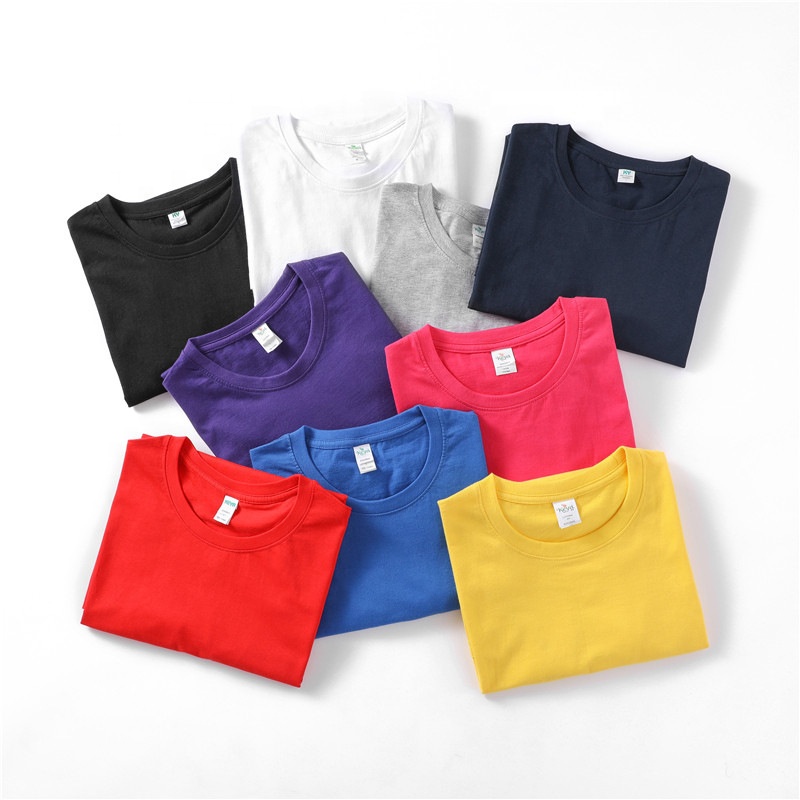 Heavy weight blank unisex cotton t shirts 180gsm ring spun cotton plain men's breathable chinese t shirts s