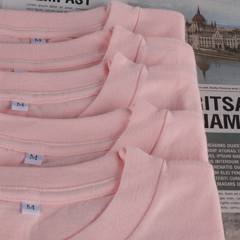 DOMAX Unisex 230gsm   High Quality Crewneck Men's  100% Cotton Summer T shirt