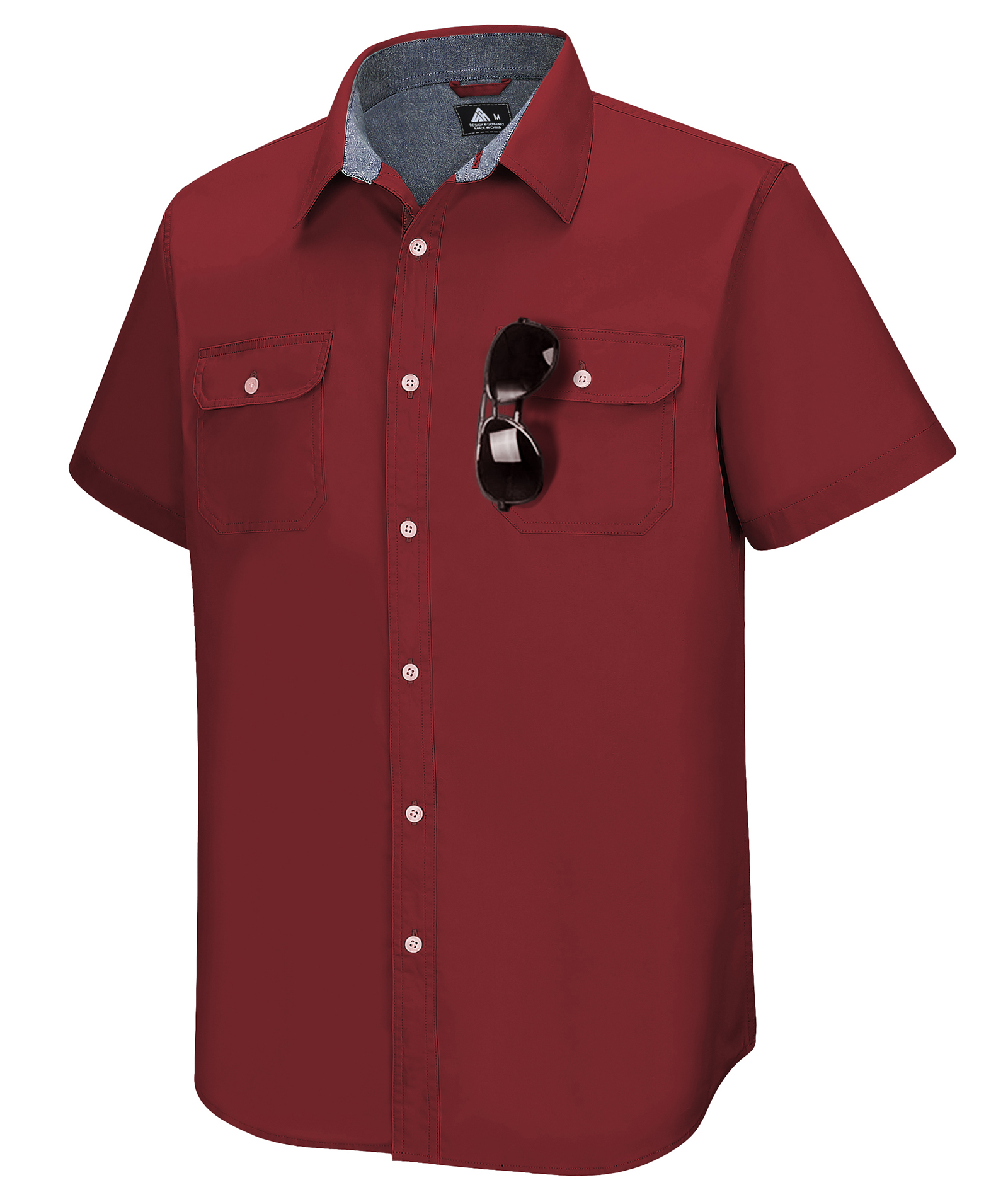 Men's Summer Thin Regular/classic Style Men's Short Sleeve Shirt Men's Button Shirt