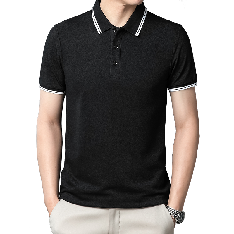    high quality men's checkered  cheap uniform polo shirt