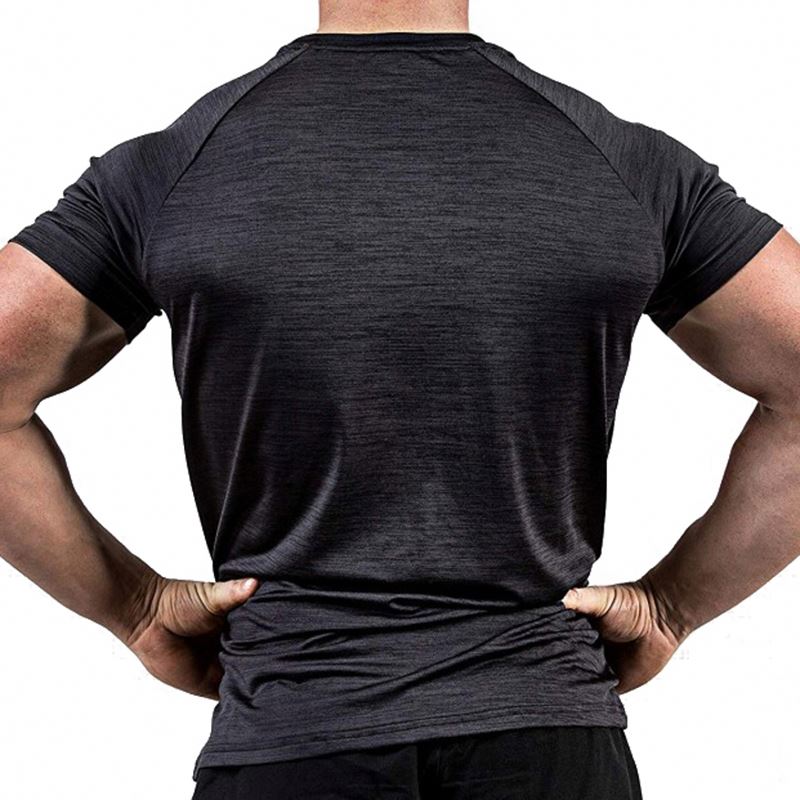  Private Label Mens Tops Bodybuilding Fitness Muscle Showing Compressed Tight Fit Design Gym Wear Men's Shirts