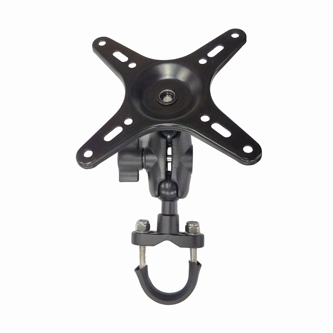 Rugged tablet mount 50mm 60mm 80mm 100mm vesa ball head aluminum vesa mobile phone holder for wall ram mount tablet linu