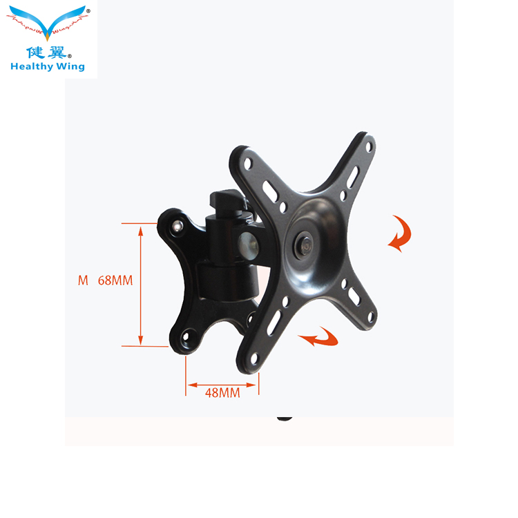 CY01 Single Monitor Wall Mount For Lcd/led Computer Tv Screens Up To 10KG Wall Mount