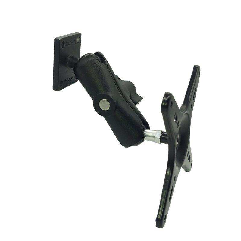 Rugged tablet mount 50mm 60mm 80mm 100mm vesa ball head aluminum vesa mobile phone holder for wall ram mount tablet linu