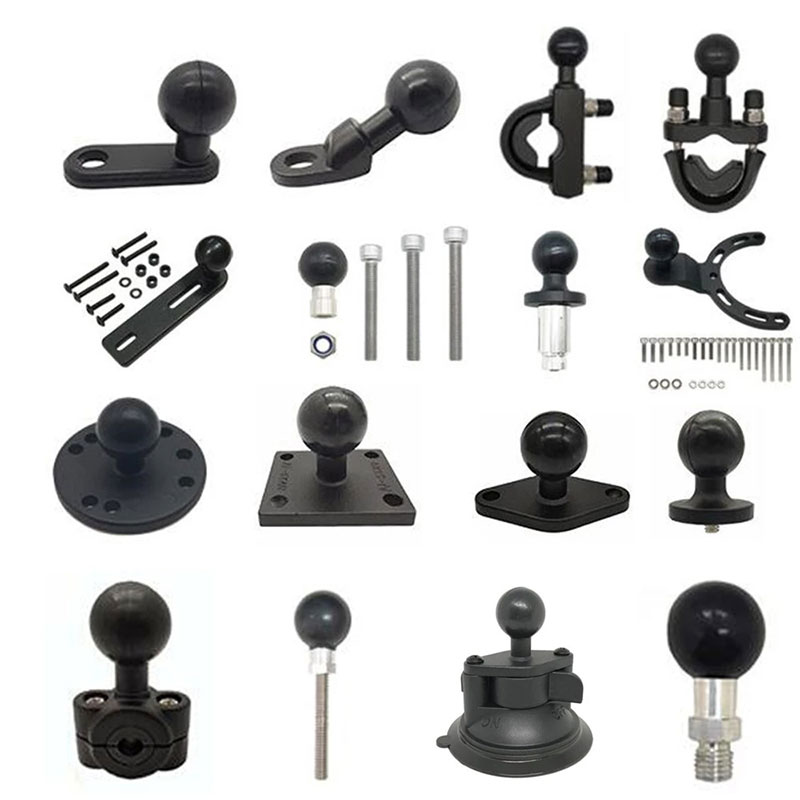Rugged tablet mount 50mm 60mm 80mm 100mm vesa ball head aluminum vesa mobile phone holder for wall ram mount tablet linu