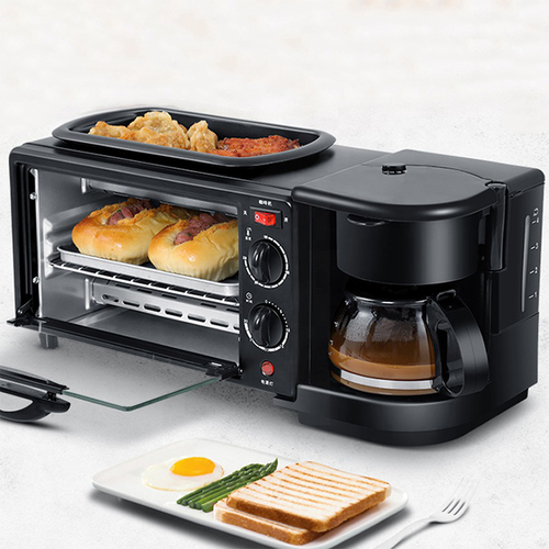 Household Multifunction Breakfast Maker Machine Temperature Control Breakfast Sandwich Maker 3 In 1 Breakfast Makers