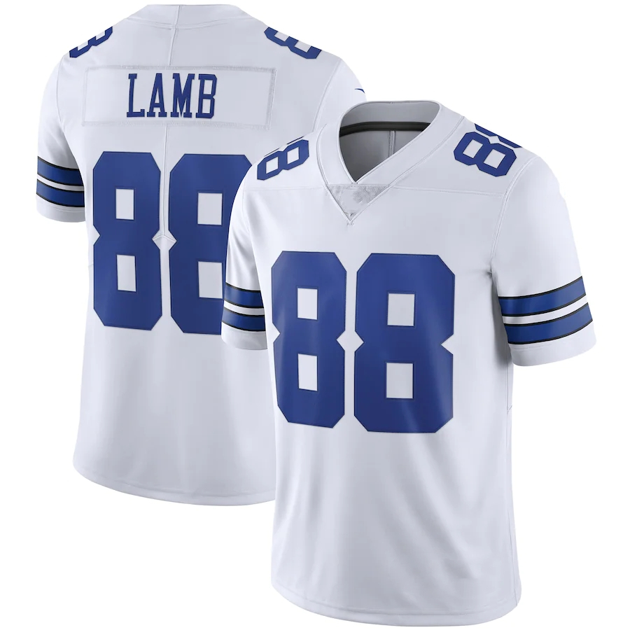  Dallas City Stitched American Football Jersey Men's Cowboy s White Team Uniform #88 CeeDee Lamb #11 Parsons 4 