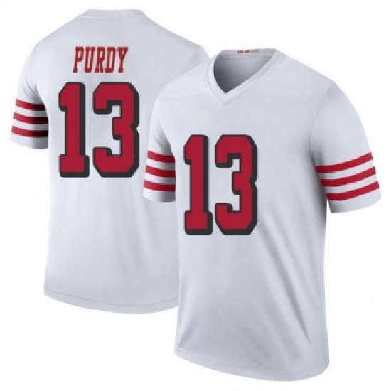 Top-Scarlet USA American Football Game Jerseys Shirts San Francisco 49er Jerseys 13 Brock Purdy Stitched VP Limited Jers