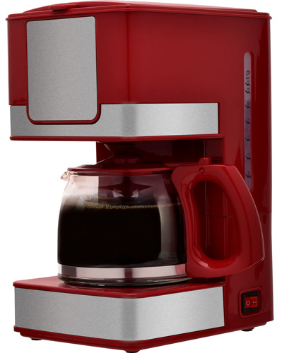 1.5L 900W 10-12 cup drip coffee maker with stainless steel decoration
