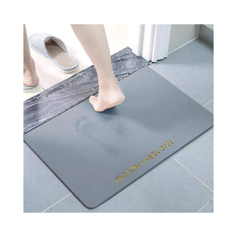 Household items soft diatomite mat fast drying bath mat water absorbing