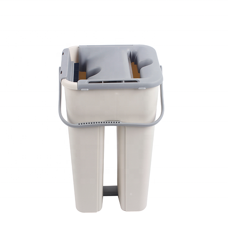 2021 hot selling household items stainless steel microfiber recycled flat  mop bucket