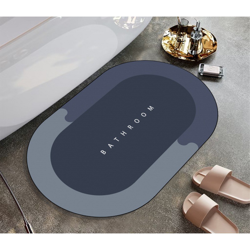 high quality household items soft diatomite mat fast drying bath mat water absorbing