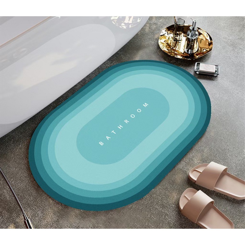 high quality household items soft diatomite mat fast drying bath mat water absorbing
