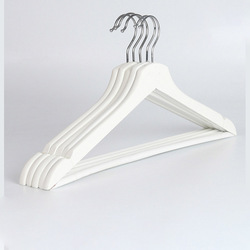   supermarket household item wood hangers for cloths suit hanger white hanger