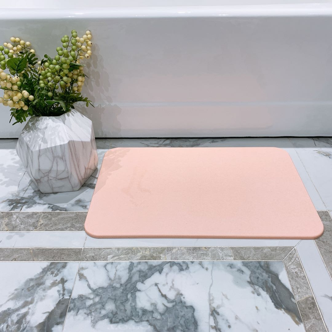household items Super Absorb Dry diatom mud stone bath mat  for bathroom