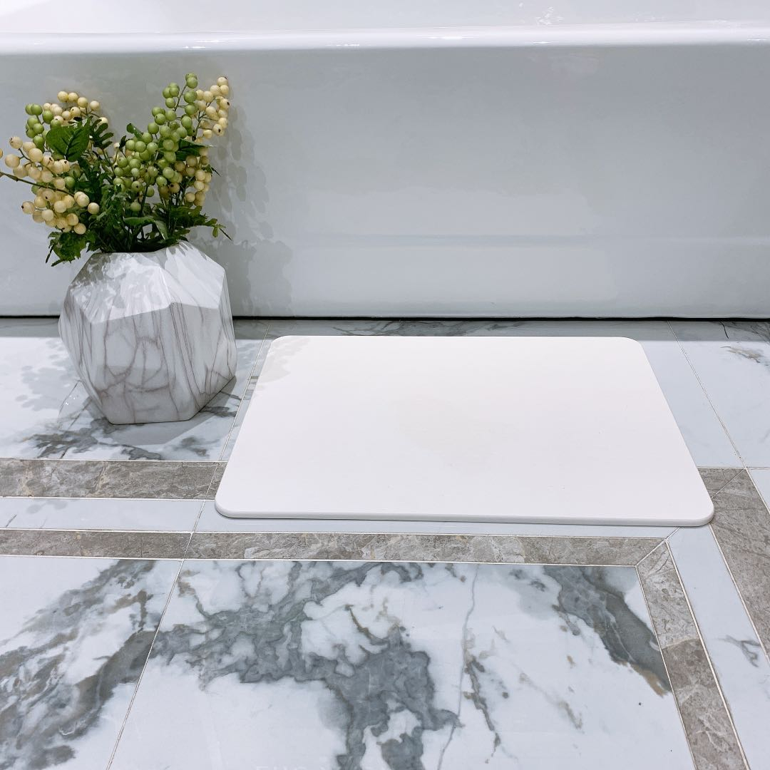 household items Super Absorb Dry diatom mud stone bath mat  for bathroom