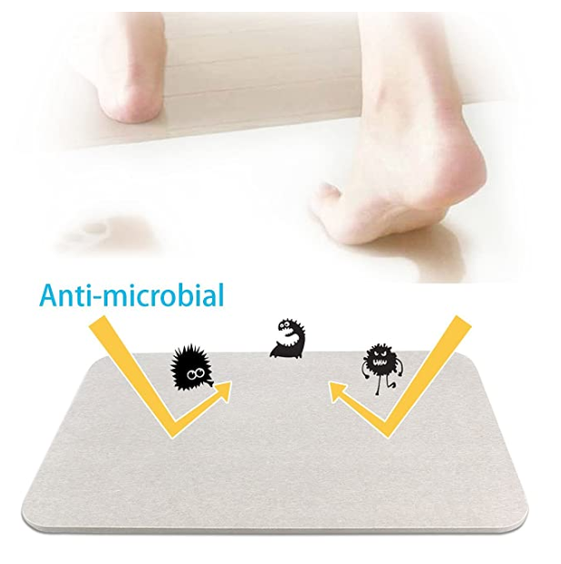 household items Super Absorb Dry diatom mud stone bath mat  for bathroom