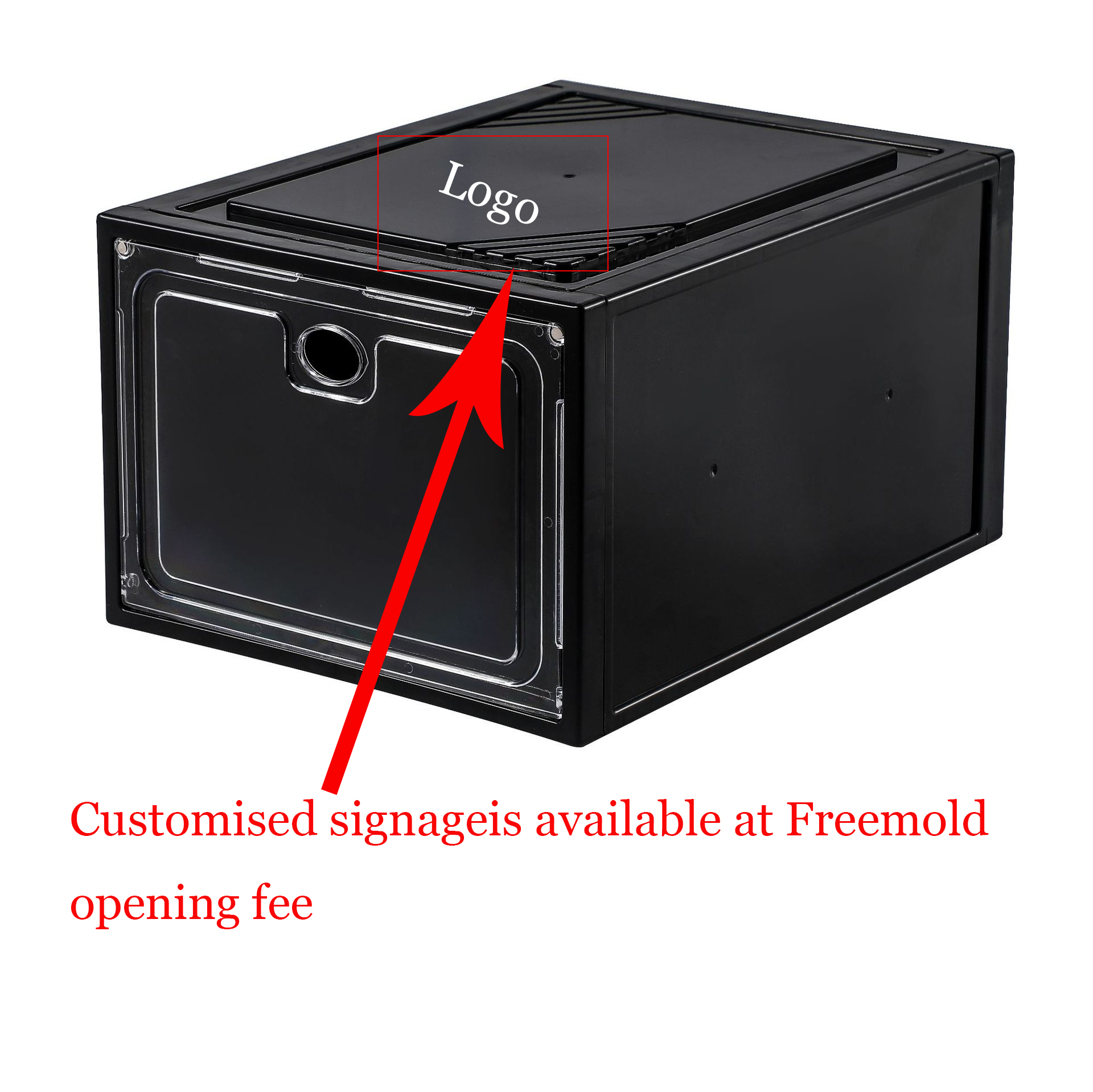 Fold Plastic Shoes Case Thickened Transparent Drawer Case Plastic Shoe Boxes Stackable Box Shoe Organizer household item