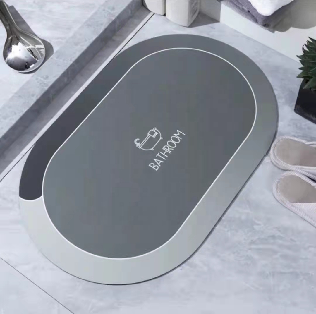 2021 new style household items Quick Dry Soft Diatomite Mat With Washable