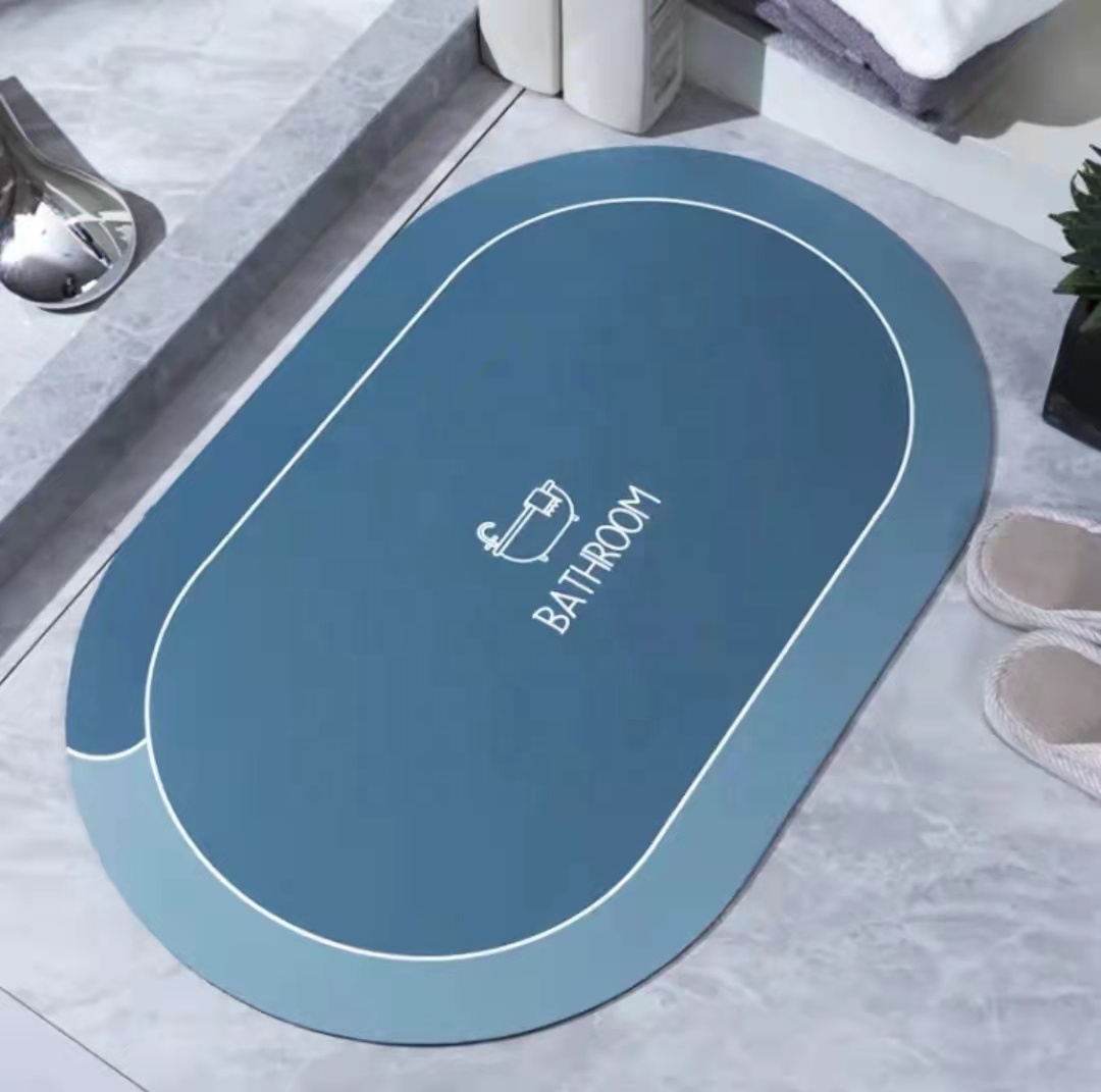 2021 new style household items Quick Dry Soft Diatomite Mat With Washable