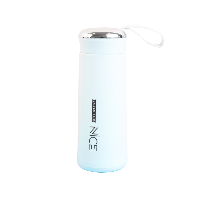 Macaron glass water bottle 400ml Glass Water Bottle with silicone protection sleeve cover