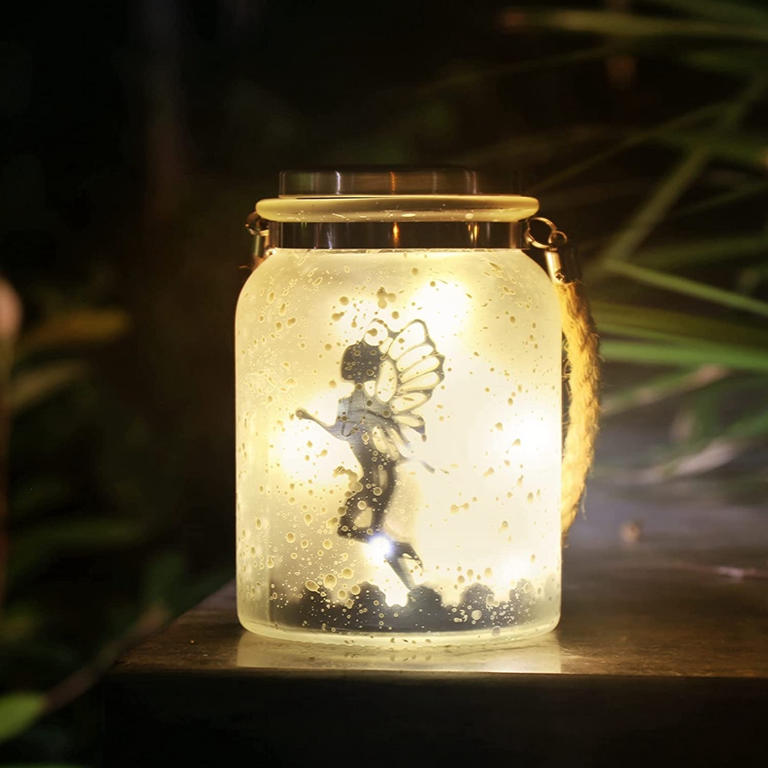 Garden Decorations Solar Lighting Small Fairy Lights For Halloween Mason Jars Lamp