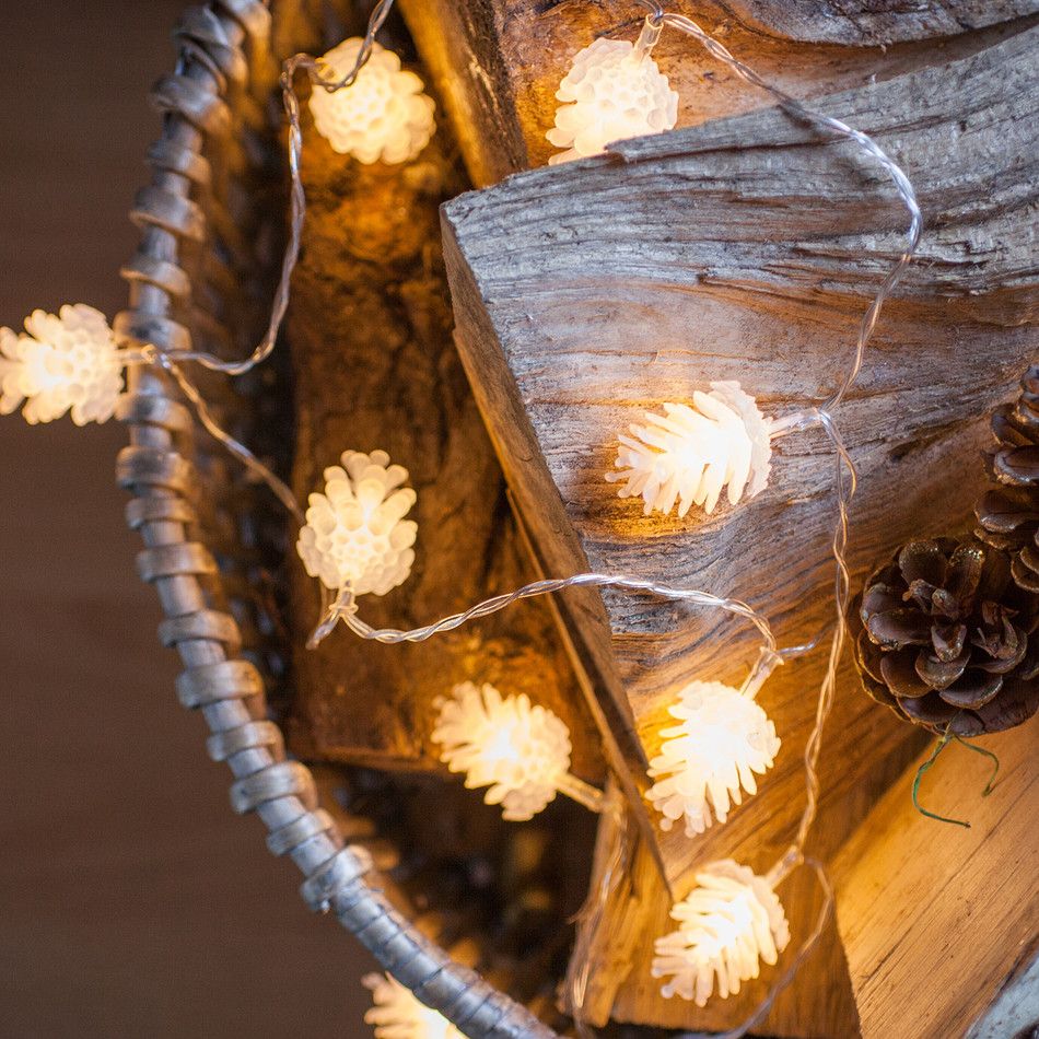 Fairy  20 LED  Pine Nuts LED Light String String Lights Battery Operate for Christmas Halloween Party  Decoration