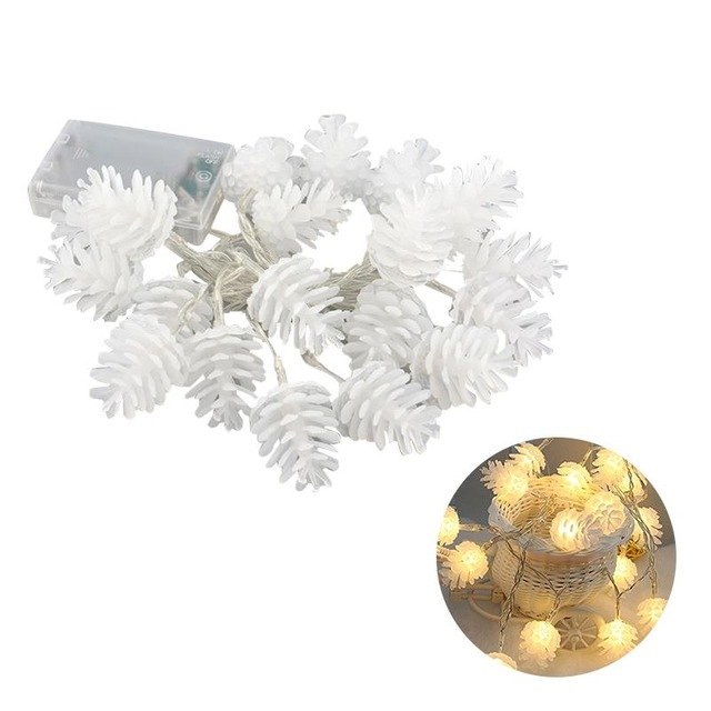 Fairy  20 LED  Pine Nuts LED Light String String Lights Battery Operate for Christmas Halloween Party  Decoration