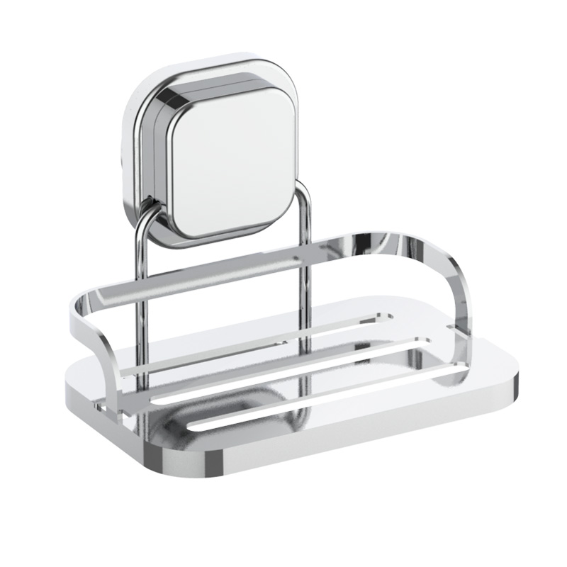 WIREKING Bathroom  No drilling soap dish holder  Wall-mounted Suction cup soap holder soap box