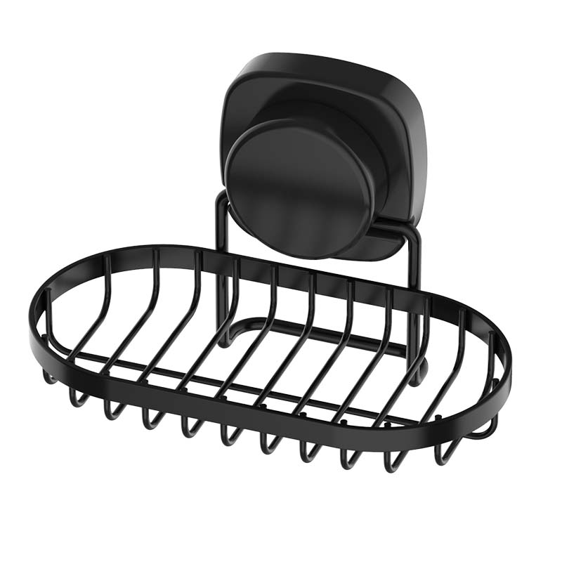 WIREKING Bathroom  No drilling soap dish holder  Wall-mounted Suction cup soap holder soap box