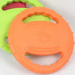 Steering Wheel Soft Frisbee Dog Interactive Training EVA material floating Frisbee pet toy